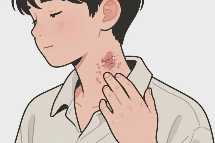 青少年脖子上起湿疹能够彻底治愈吗(图1)