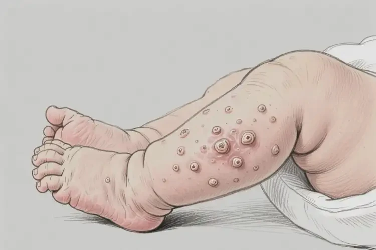 新生兒小腿容易長濕疹能靠自己自愈嗎(圖1)