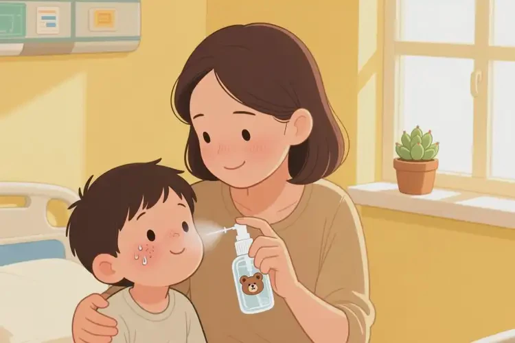 少兒面部出現(xiàn)濕疹不管它會(huì)自己好嗎(圖1)