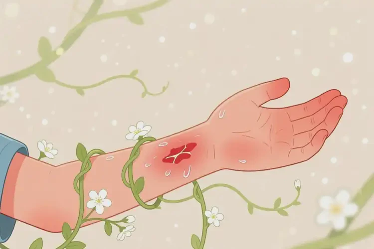 青少年手臂上出濕疹不管它會(huì)自己好嗎(圖3)