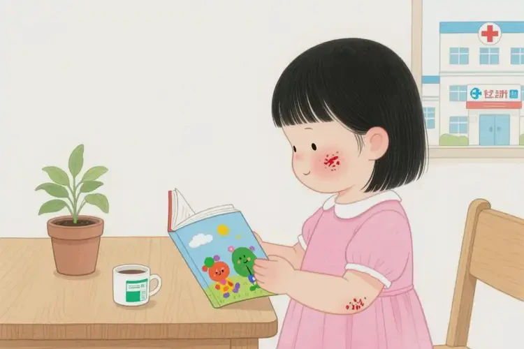 幼兒面部有濕疹不管它會自己自愈嗎(圖1)