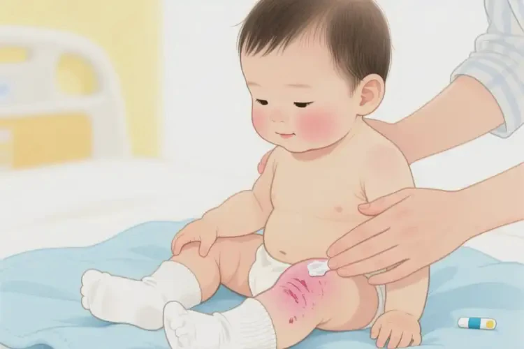 幼兒腳上有濕疹能夠徹底治愈嗎(圖4)