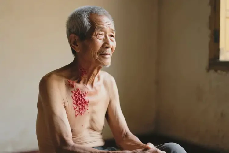 老年人脖子長(zhǎng)濕疹不管它會(huì)自己自愈嗎(圖3)