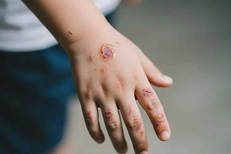 小学生手上长湿疹不管它会自己好吗(图2)