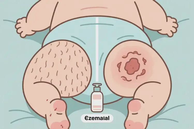 小兒屁股上出現(xiàn)濕疹能夠徹底治愈嗎(圖2)