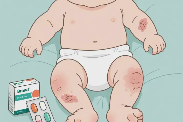 嬰兒四肢出濕疹能夠徹底治愈嗎(圖1)