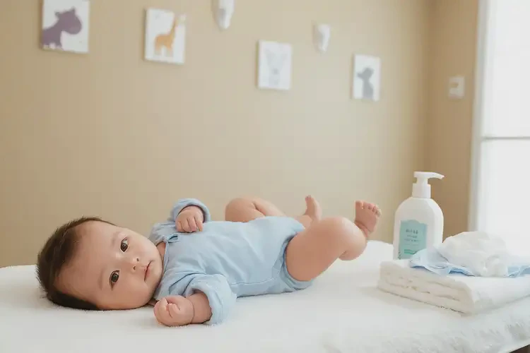 寶寶屁股有濕疹可以徹底自愈嗎(圖1)