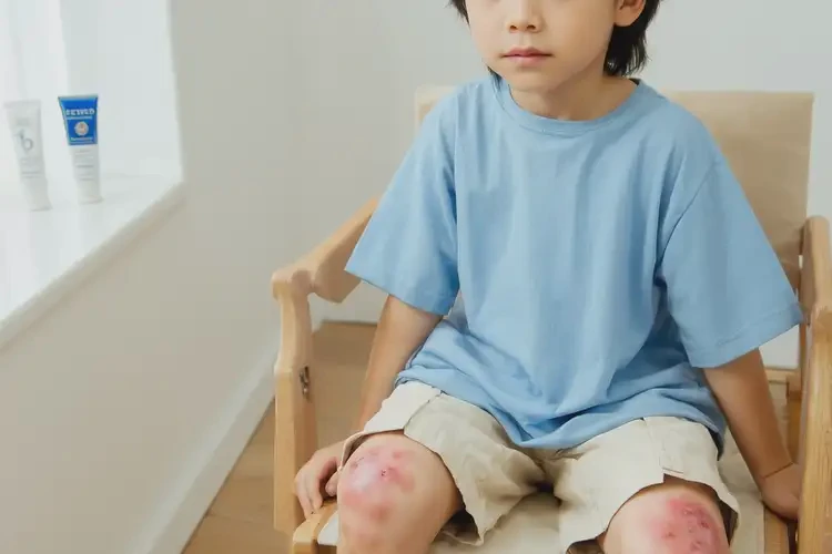 小孩大腿上經(jīng)常起濕疹不管它會(huì)自己自愈嗎(圖2)