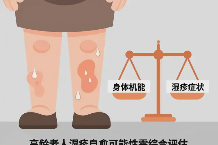 高齡老人大腿有濕疹可不可以徹底自愈(圖1)