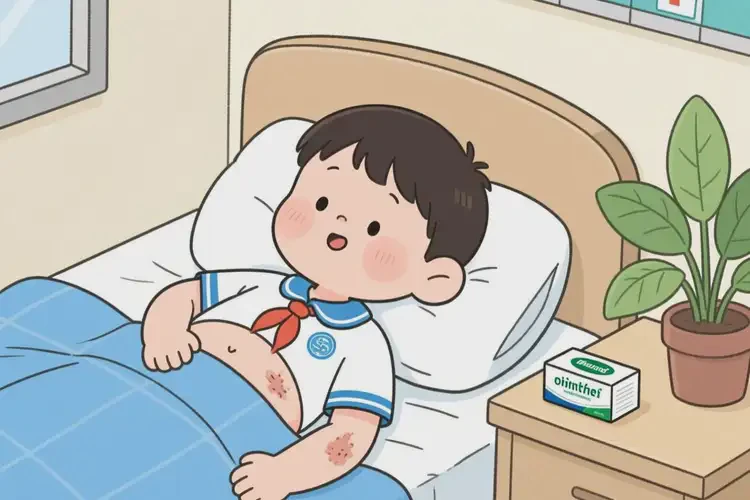 小學(xué)生肚子上偶爾長濕疹能不能徹底自愈(圖3)