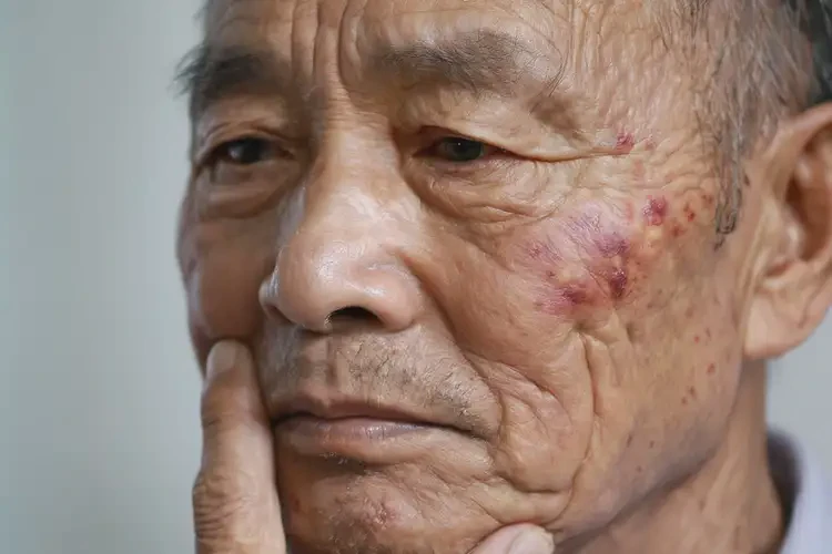 老年人臉上容易起濕疹不管它會(huì)自己好嗎(圖4)