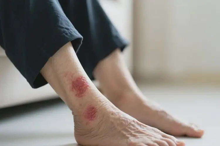 高齡老人小腿有濕疹不管它會自己痊愈嗎(圖2)