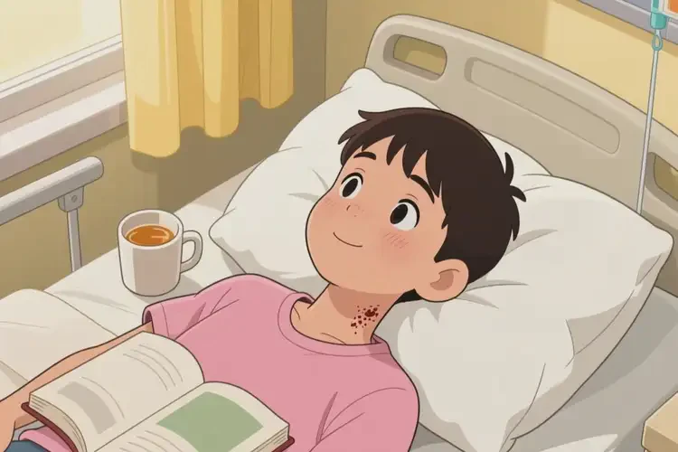 中學(xué)生脖子出現(xiàn)濕疹能徹底自愈嗎(圖1)