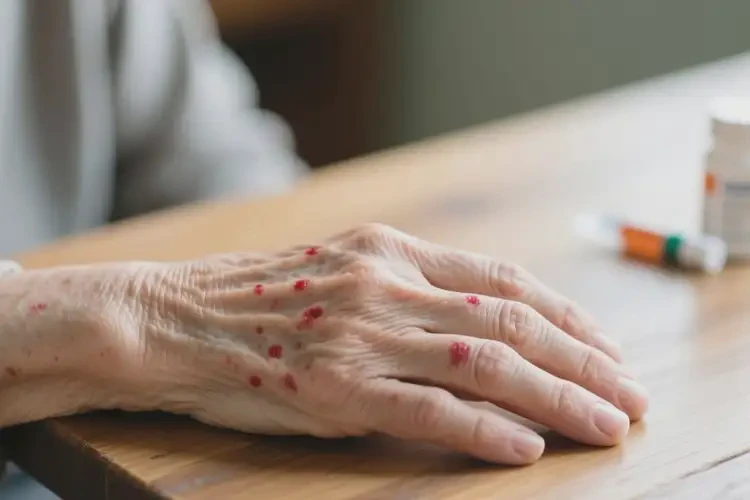 老年人手上偶爾起濕疹不管它會(huì)自己自愈嗎(圖3)