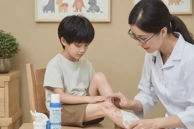 少兒小腿上長(zhǎng)濕疹不管它會(huì)自己痊愈嗎(圖2)