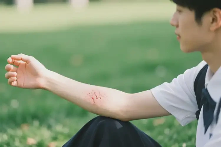 大學生手臂長濕疹可以徹底自愈嗎(圖4)