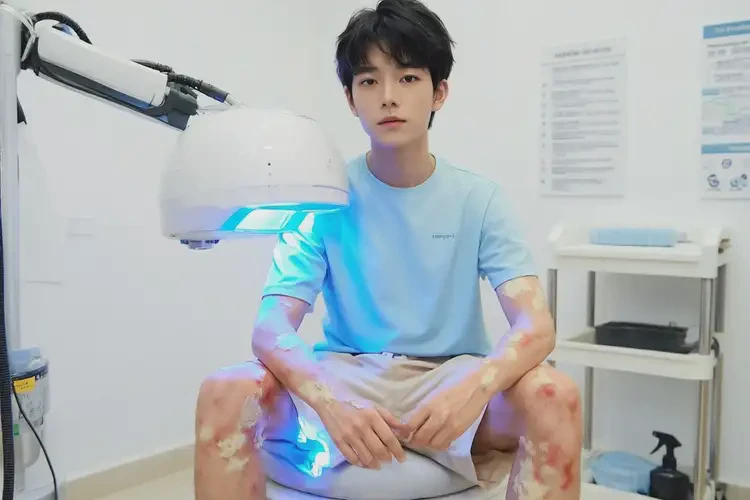 青少年面部有濕疹能徹底自愈嗎(圖1)