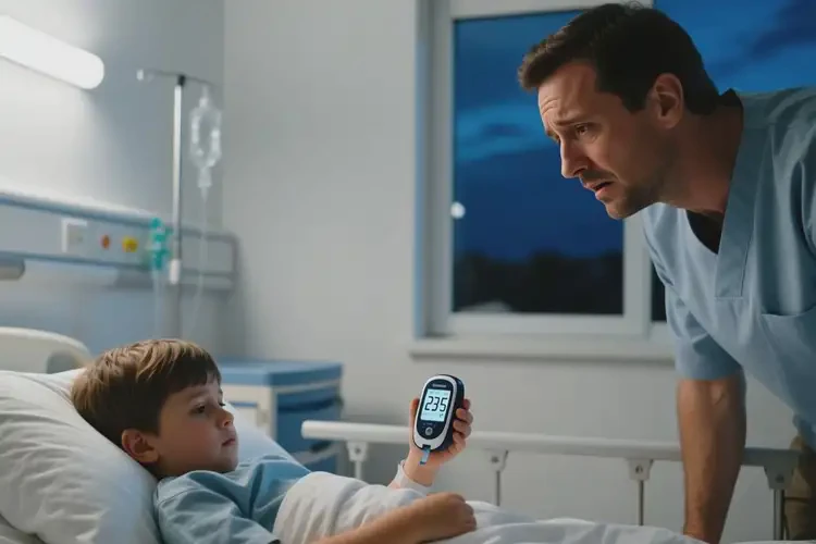 小孩晚上血糖23(图1)