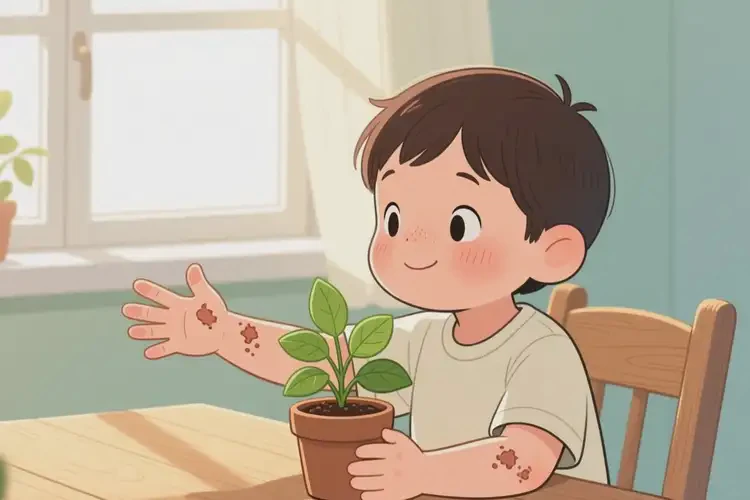 少兒手上偶爾長(zhǎng)濕疹可以徹底自愈嗎(圖2)