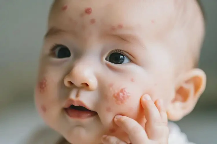 寶寶臉上起濕疹不管它會(huì)自己好嗎(圖4)