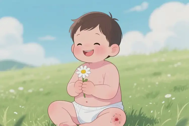 小孩屁股上容易長濕疹不管它會自己痊愈嗎(圖3)