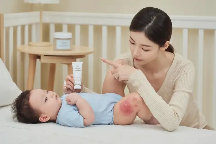 嬰兒大腿起濕疹能靠自己自愈嗎(圖3)