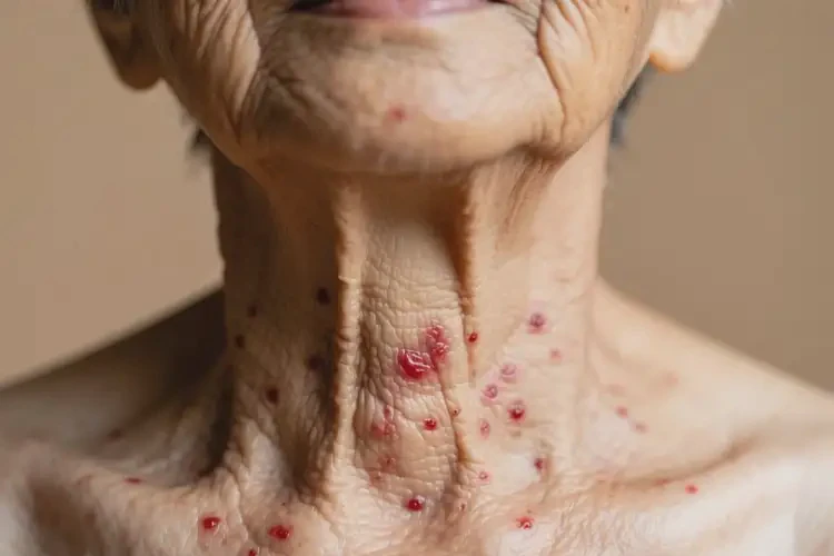 高龄老人脖子经常长湿疹不管它会自己自愈吗(图2)