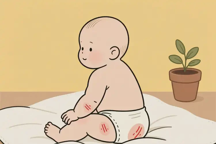 嬰兒肛周偶爾起濕疹能靠自己自愈嗎(圖3)