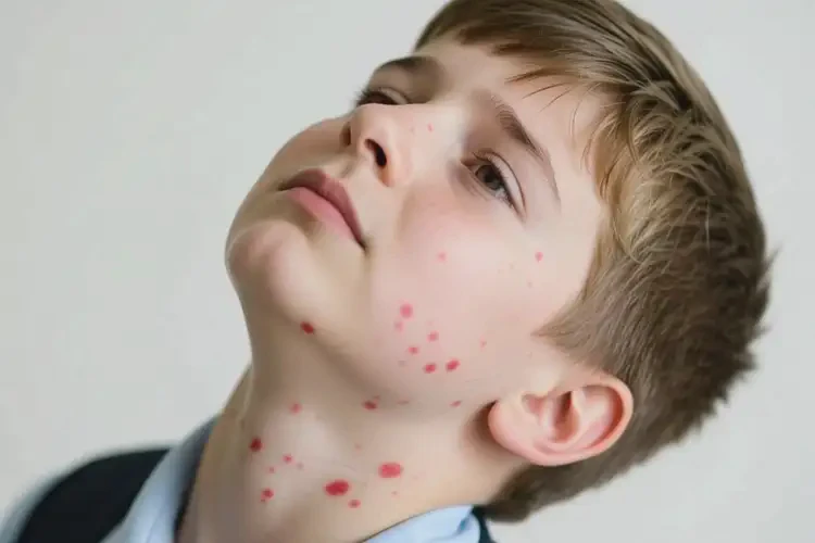 中學(xué)生脖子上偶爾起濕疹不管它會自己好嗎(圖4)