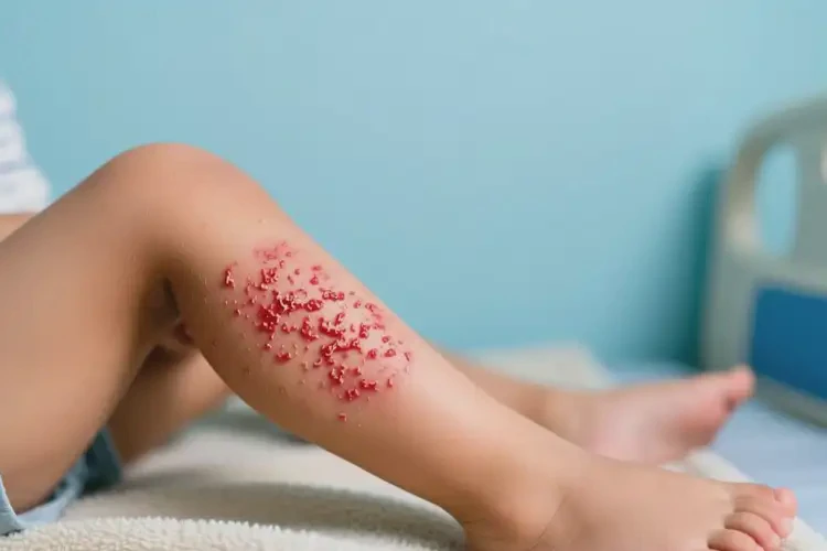 小孩小腿上長濕疹不管它會自己痊愈嗎(圖4)