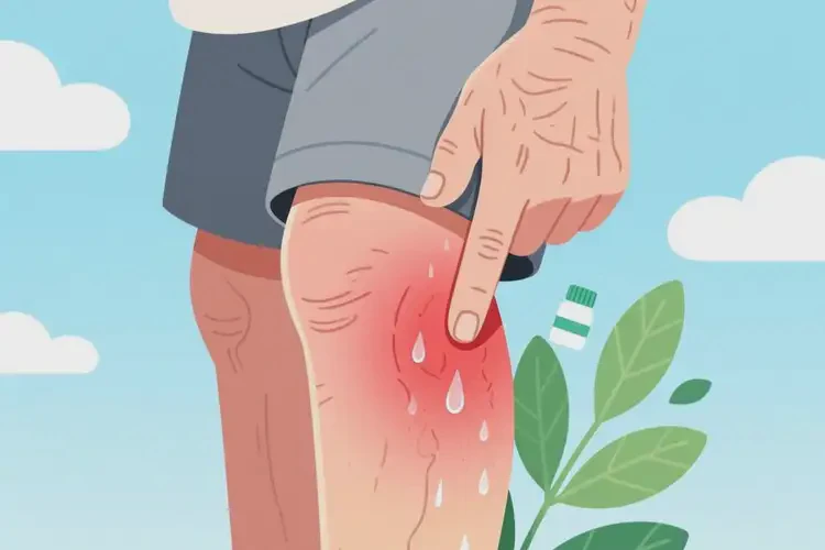 老人小腿上長濕疹能徹底自愈嗎(圖1)