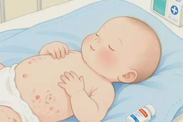 嬰幼兒肚子偶爾長(zhǎng)濕疹不管它會(huì)自己好嗎(圖4)