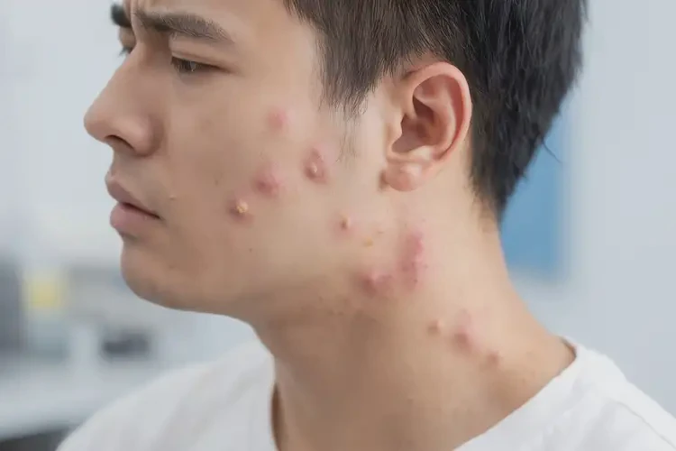 男生脖子起濕疹不管它會自己好嗎(圖4)