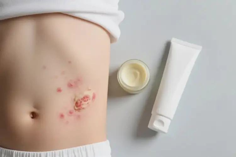 小孩肚子经常长湿疹可不可以彻底自愈(图2)