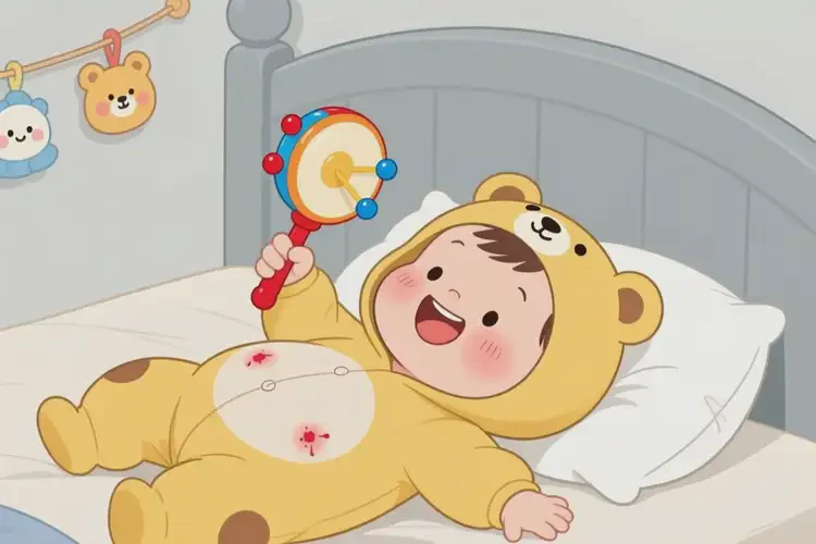 幼兒肚子偶爾起濕疹可以徹底自愈嗎(圖2)