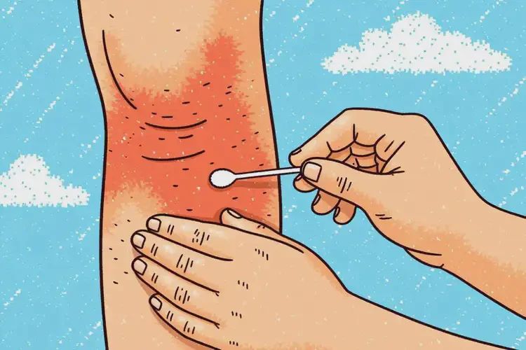 小兒小腿上經常長濕疹能徹底自愈嗎(圖3)