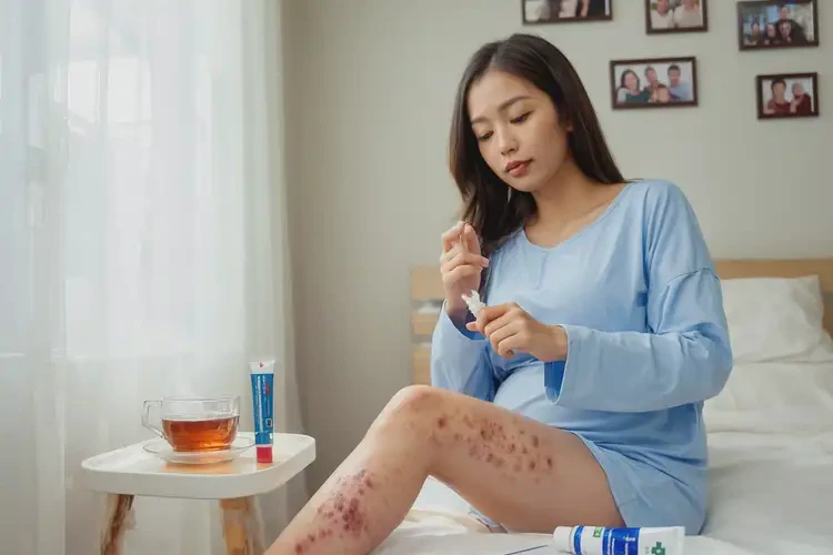 哺乳期媽媽小腿上出濕疹不管它會(huì)自己好嗎(圖3)