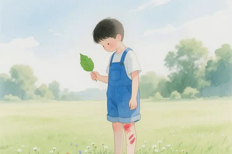 小儿大腿偶尔起湿疹不管它会自己好吗(图2)