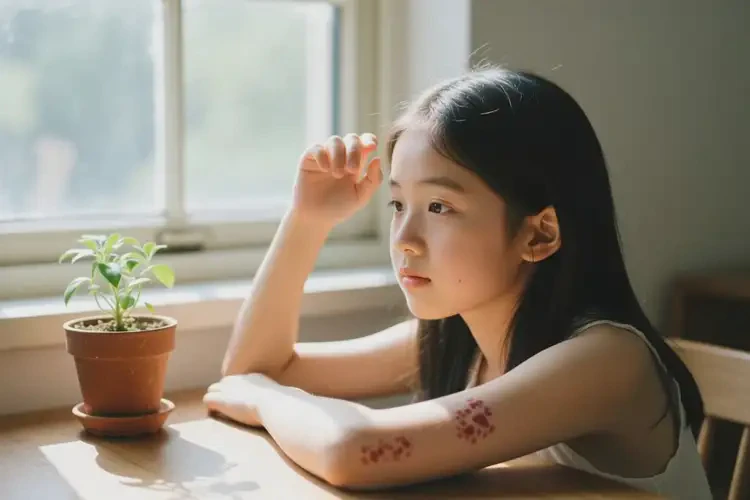 女生手臂容易長濕疹可以徹底自愈嗎(圖3)