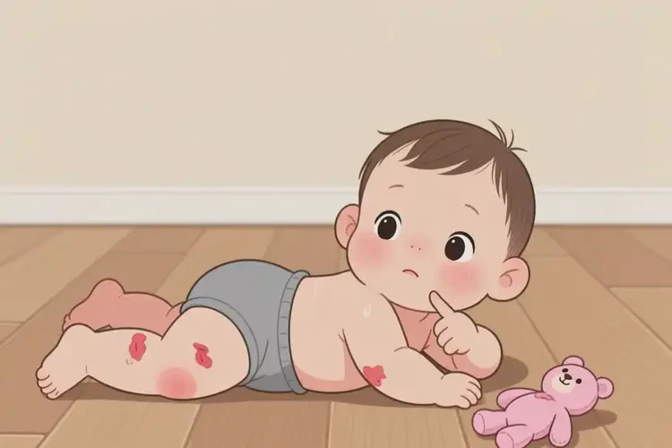 幼兒四肢偶爾起濕疹不管它會自己自愈嗎(圖2)