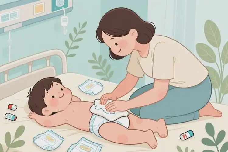 孩子屁股起濕疹能夠徹底治愈嗎(圖4)