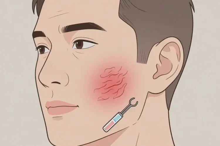 男性面部出湿疹能靠自己自愈吗(图2)