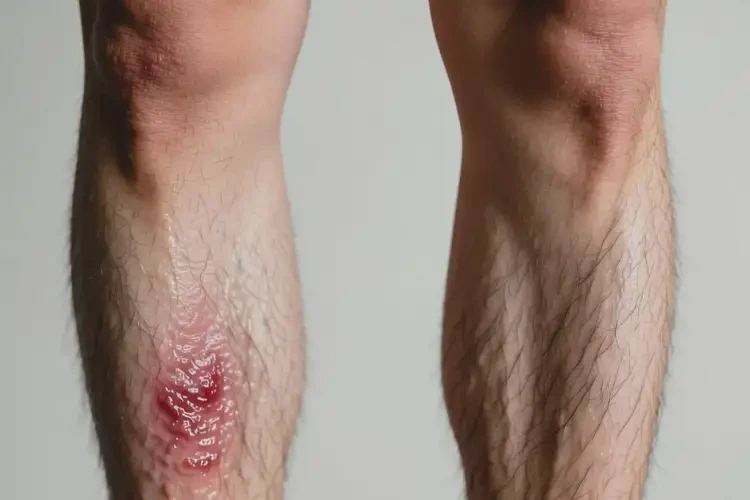 男人小腿出濕疹能徹底自愈嗎(圖3)