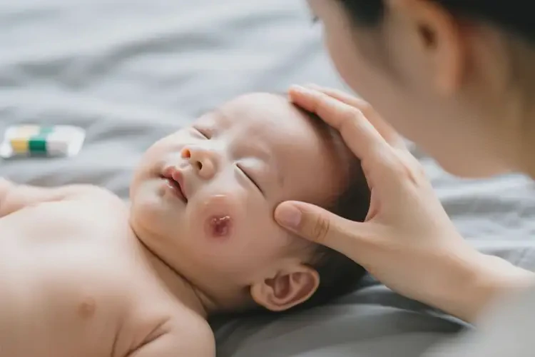 婴儿脸上经常长湿疹能够彻底治愈吗(图2)