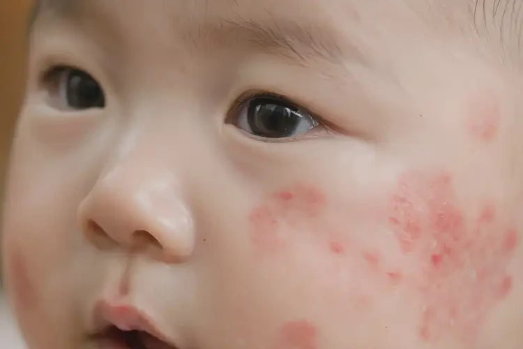 小兒屁股上出現(xiàn)濕疹不管它會自己好嗎(圖4)