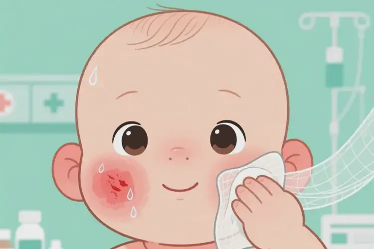 小儿面部容易起湿疹能够彻底治愈吗(图2)
