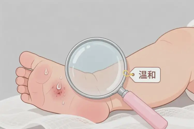 新生儿脚上经常起湿疹能彻底自愈吗(图1)