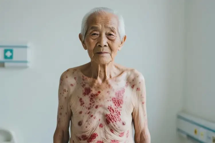 老人全身长湿疹不管它会自己痊愈吗(图4)