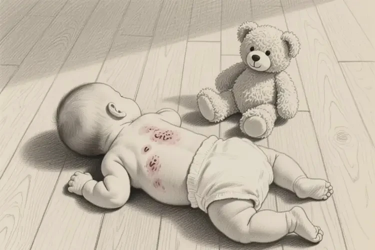 嬰幼兒全身經常長濕疹能靠自己自愈嗎(圖1)