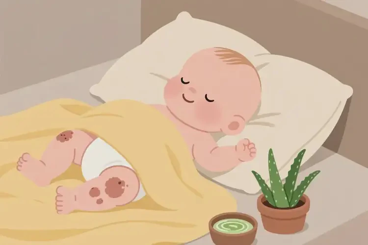 小兒身上經常起濕疹可以徹底自愈嗎(圖1)